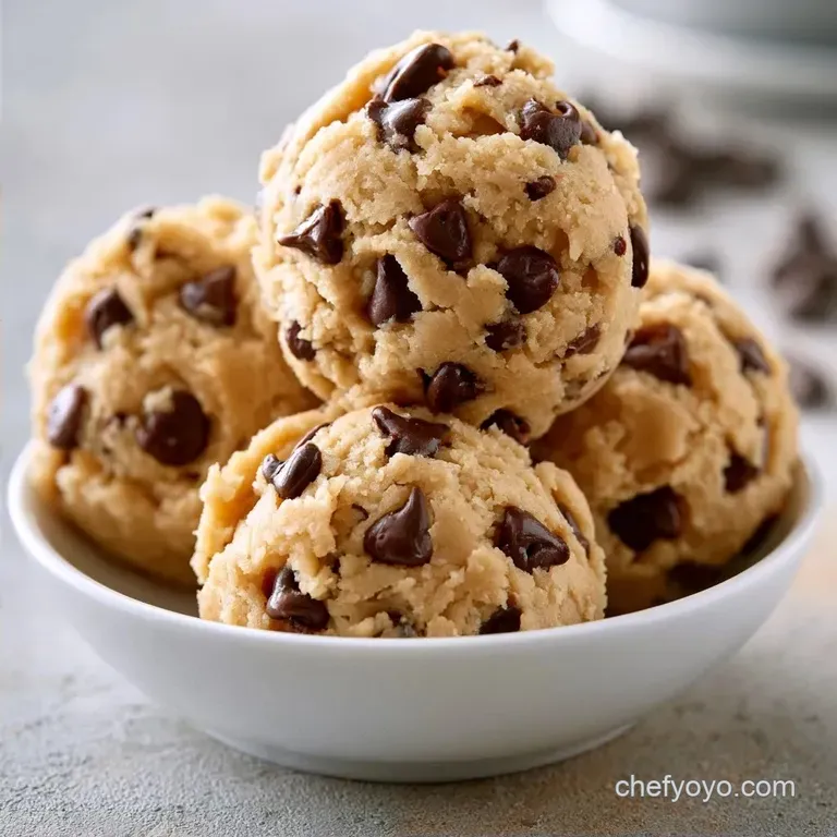 Edible Chocolate Chip Cookie Dough in 15 Minutes