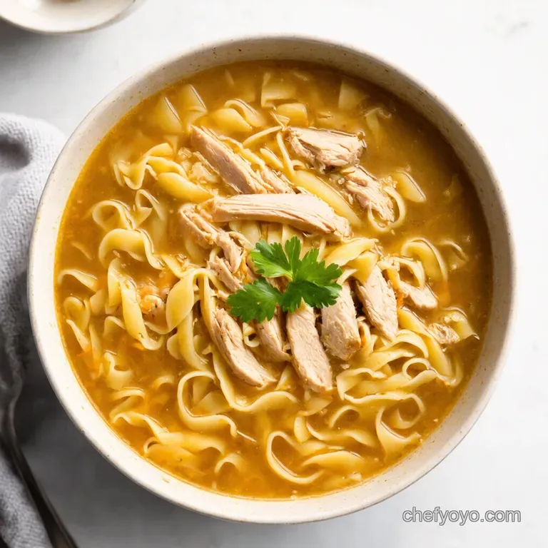 Effortless Crockpot Chicken Noodle Soup
