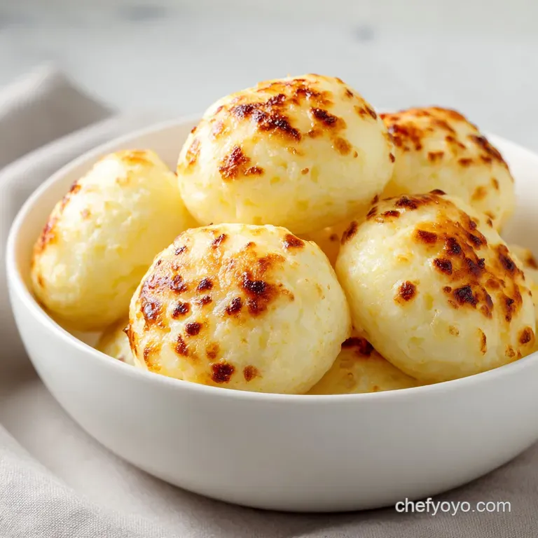 Three fluffy yellow egg rounds stacked on a marble slab, garnished with sliced scallions and cracked black pepper.