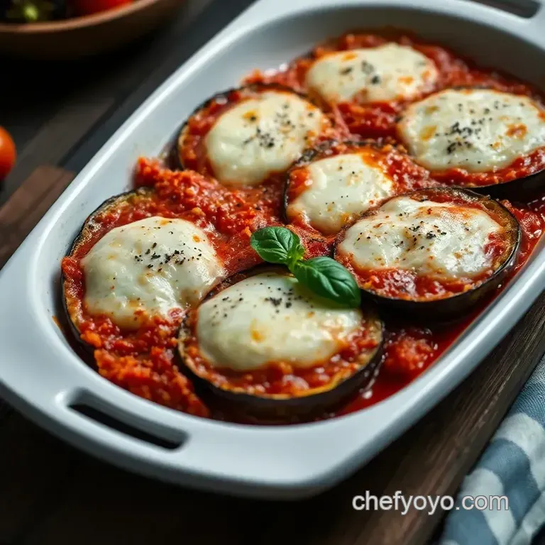 Eggplant Parmesan: a Classic Italian Comfort Food presentation