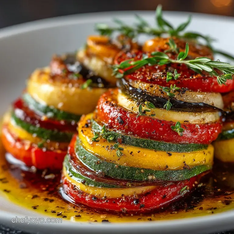 The Riviera Rhapsody Elegant SlowBaked Ratatouille Provençal