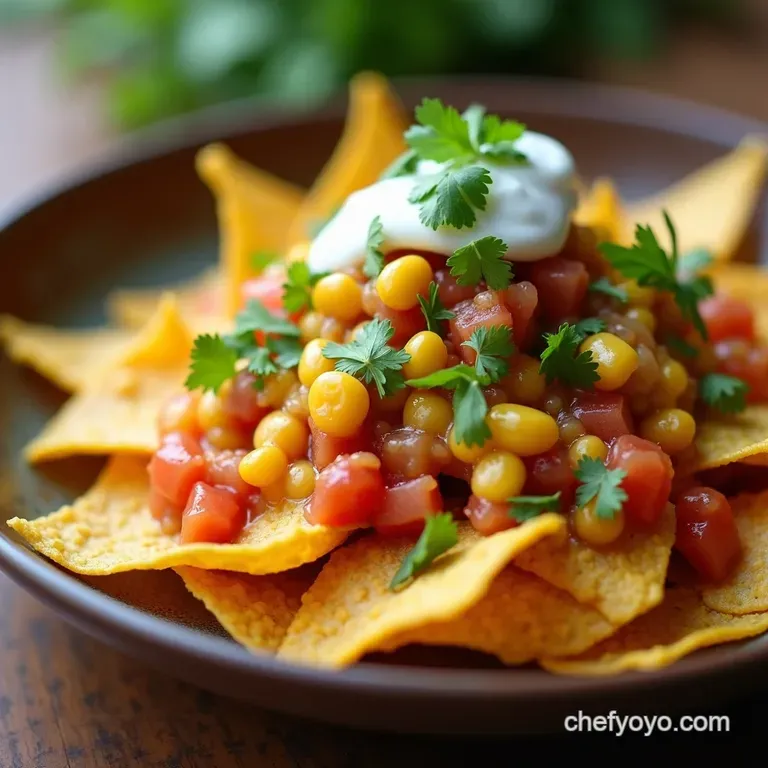 Elote Nachos Mexican Street Corn Fiesta on a Chip
