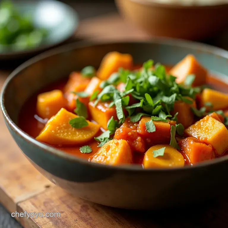 Emerald Garden Vibrant Vegan Thai Green Curry presentation