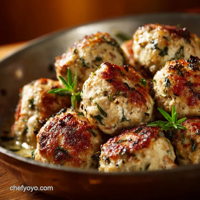 Italian Turkey Meatballs: Nonnas Recipe for Extra-Moist Tender Results presentation