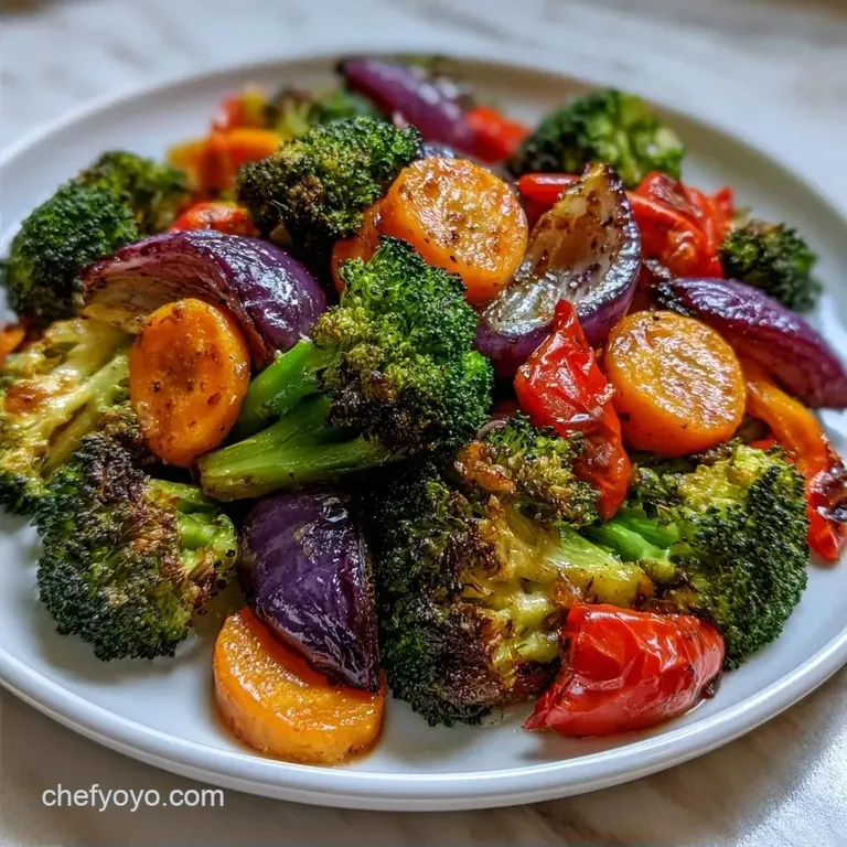Fast Roasted Vegetable Bowl: Crispy and Zesty
