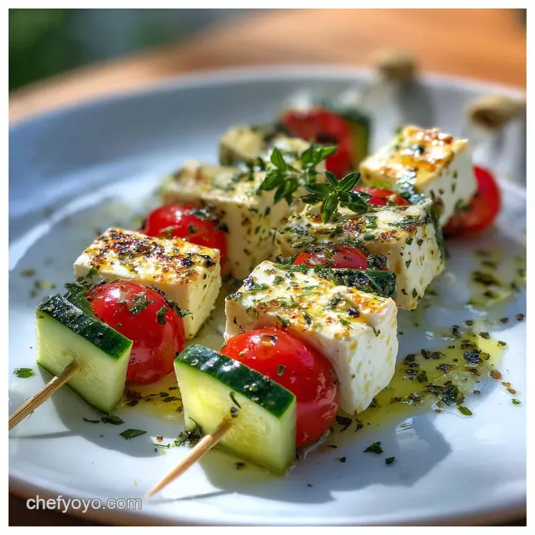 Feta Spie&szlig;e mit Gurke Rezept: Einfach