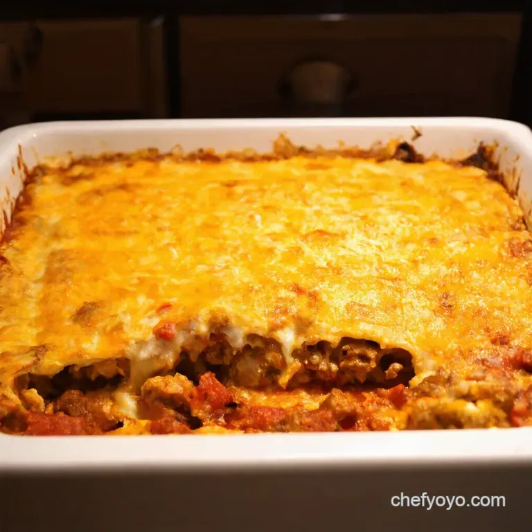 Fiesta Chicken Enchilada Casserole Easy Texmex Delight presentation