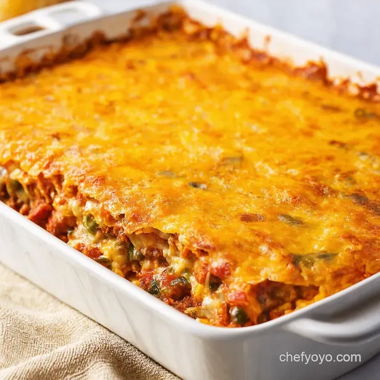 Fiesta Chicken Enchilada Casserole Easy TexMex Delight