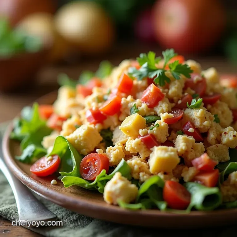 Sunshine State of Mind Creamy Crunchy Southwest Cottage Cheese Salad presentation