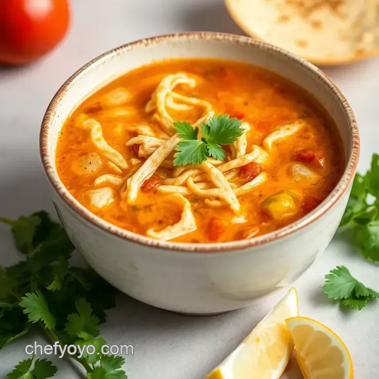 Fiesta in a Bowl: Easy & Authentic Chicken Tortilla Soup presentation