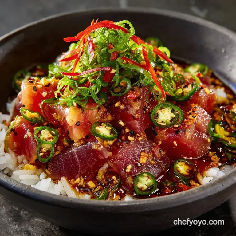 Spicy Poke Bowls: Firecracker Ahi Tuna Recipe