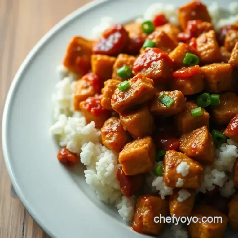 Firecracker Chicken: a Spicy Asian-Inspired Delight presentation
