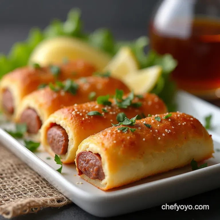 Lighter Than a Cloud Flaky FlavourPacked LowCalorie Sausage Rolls