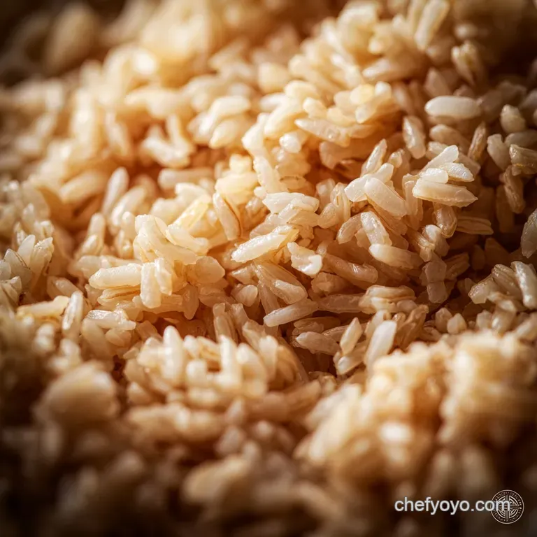Chefs Secret Fluffy Flavourful Brown Rice Stovetop Absorption Method presentation