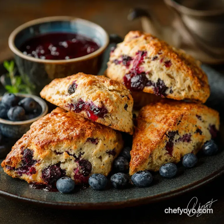 The Perfect Crumb Fluffy Buttermilk Blueberry Scones