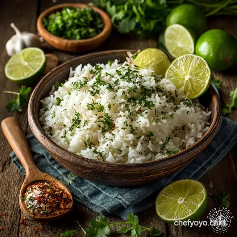 The Ultimate Restaurantstyle Cilantro Lime Rice Recipe presentation