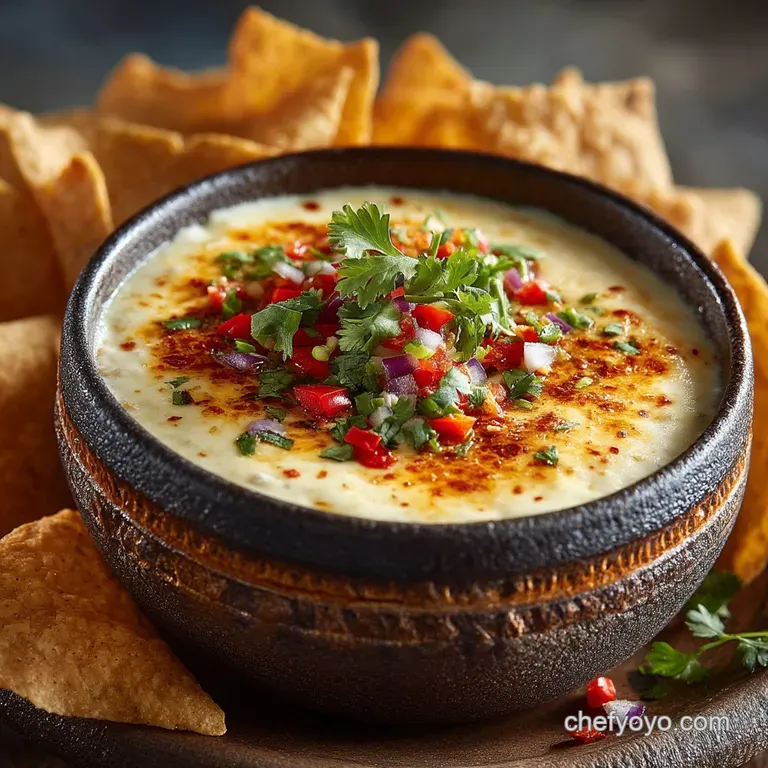 Foolproof Velvety Queso Blanco Cheese Dip Pub Style