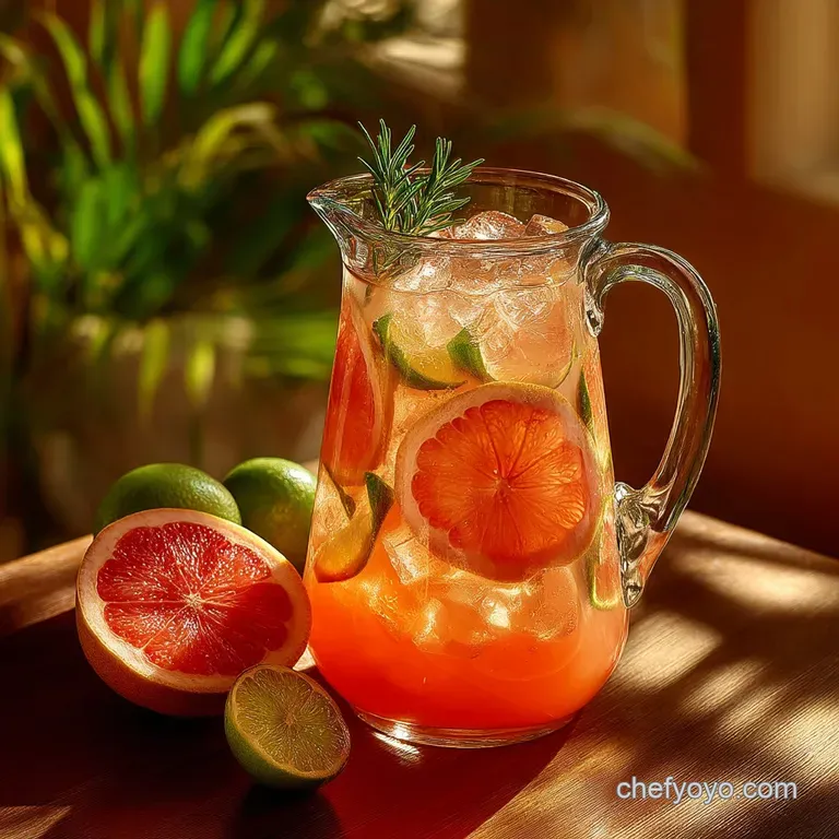 The Ultimate Fresco Paloma Pitcher Fresh Grapefruit Tequila Fiesta