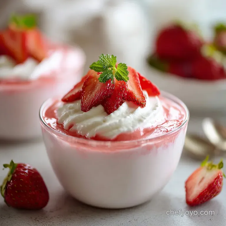 Strawberry Mousse: Silky and Fluffy