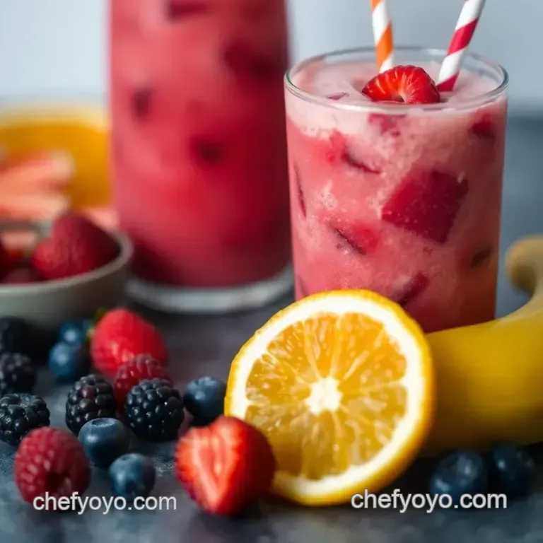 Fruity Frozen Fizz: a Refreshing Summer Elixir presentation