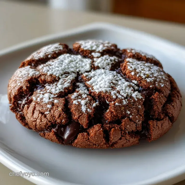 Crinkle Cookies: Fudgy Chocolate Christmas Classic presentation