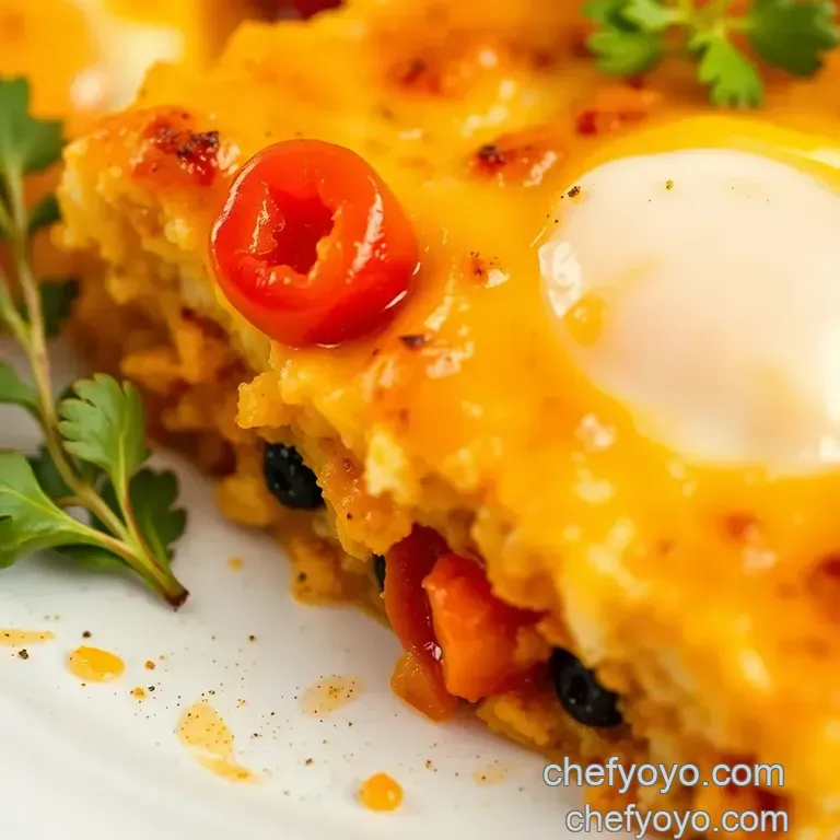 " Full English" Breakfast Casserole (Easy Peasy!) presentation