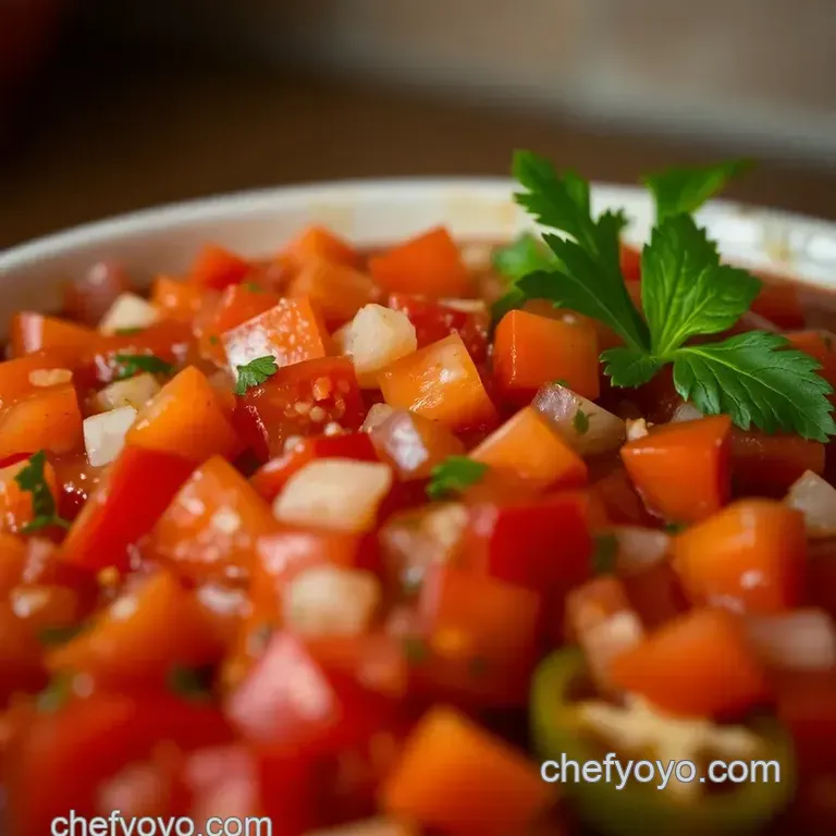 Garden-Fresh Fiesta Salsa (Pico De Gallo Perfection) presentation