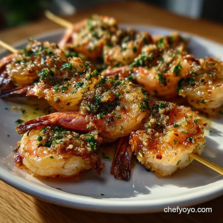 New Years Eve Food Idea with Garlic Shrimp