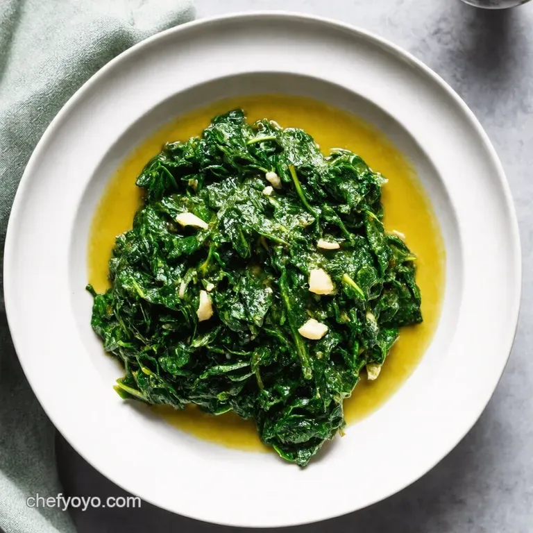 Garlicky Goodness The 5Minute Spinach Sensation