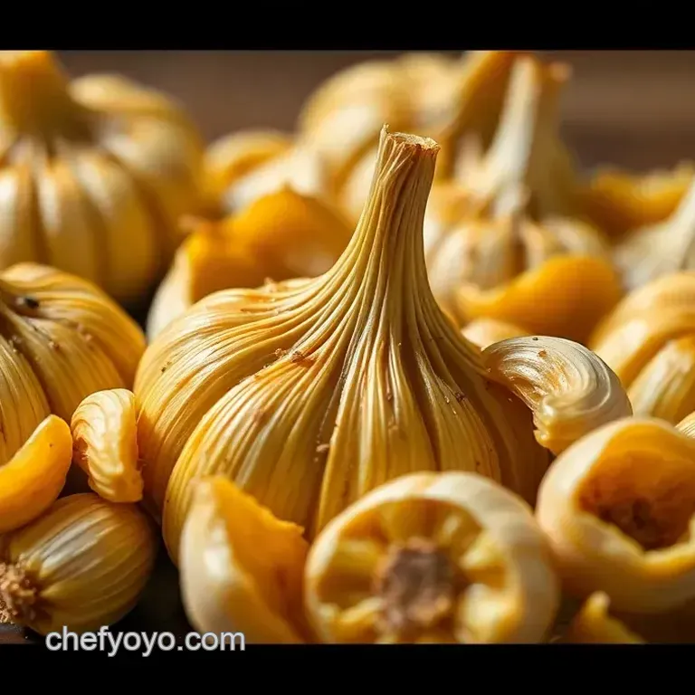 Gloriously Golden Roasted Garlic