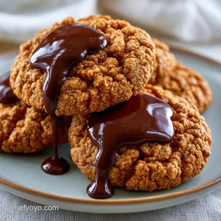 A neat stack of warm cookies on a white ceramic plate with a cold glass of milk and scattered chocolate chips.