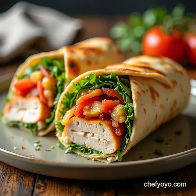 Gobble Up Goodness The Ultimate Turkey Club Wrap