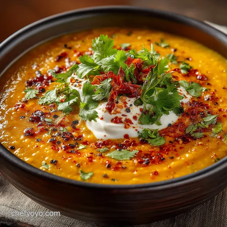 The Golden Glow Warming AntiInflammatory Red Lentil Soup