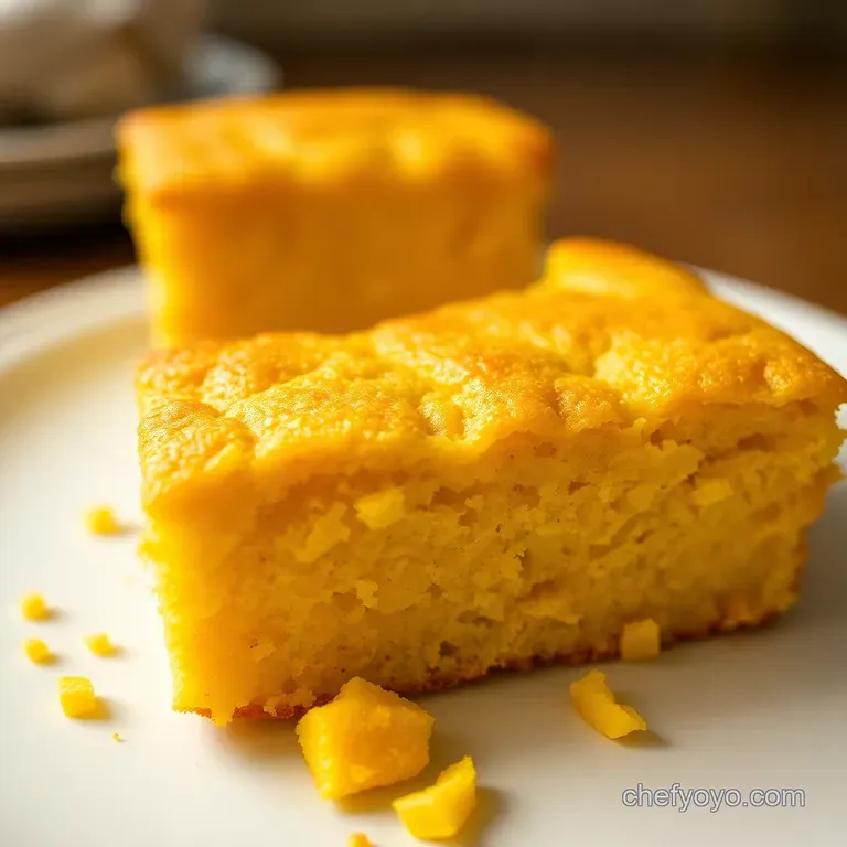 Grandma&#039 s Down-Home Southern Cornbread presentation