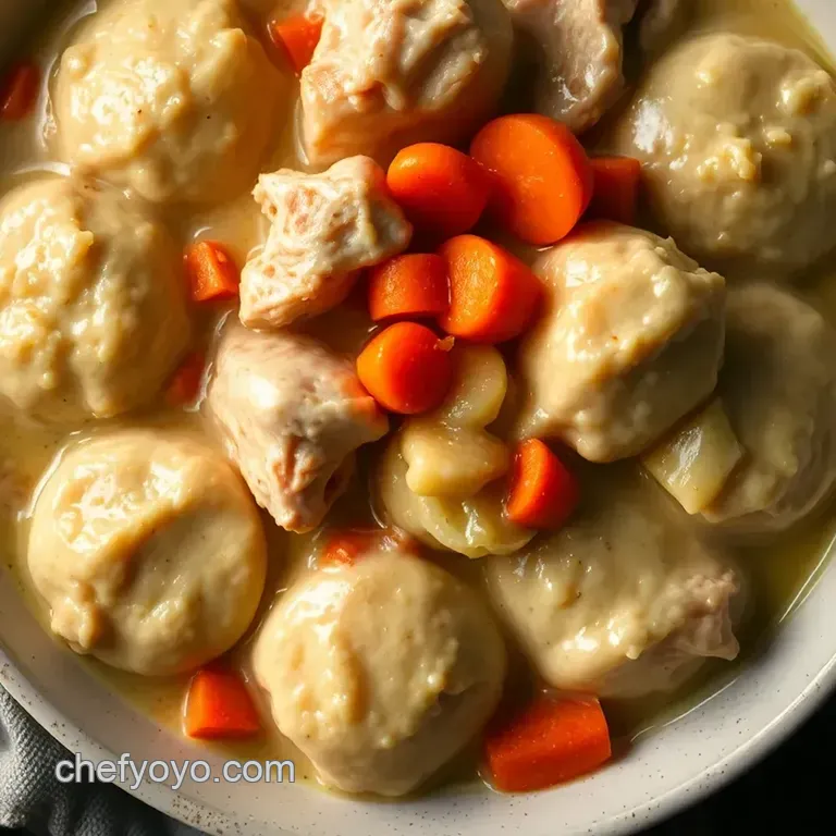 Grandma s Southern Comfort Chicken and Dumplings presentation