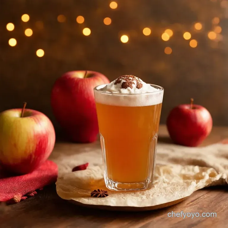 Grandmas Spiced Apple Cider presentation