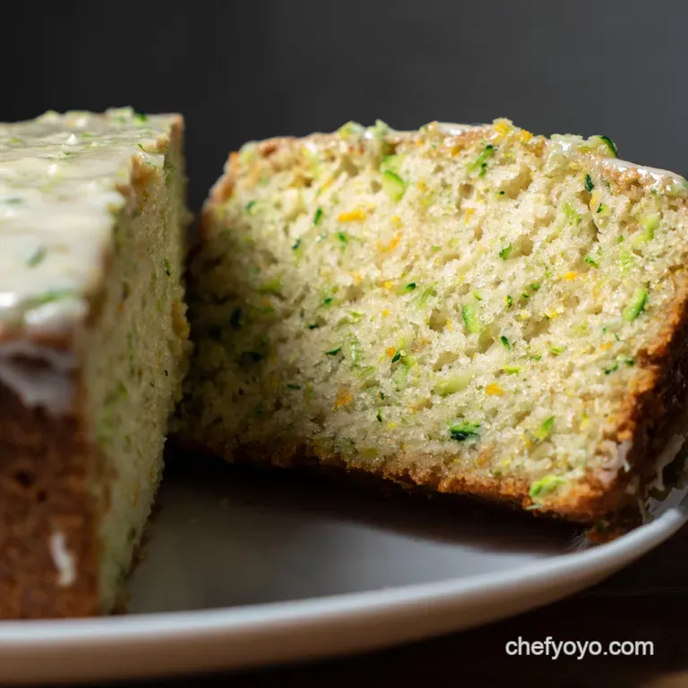Grannys Garden Gate Zucchini Cake presentation
