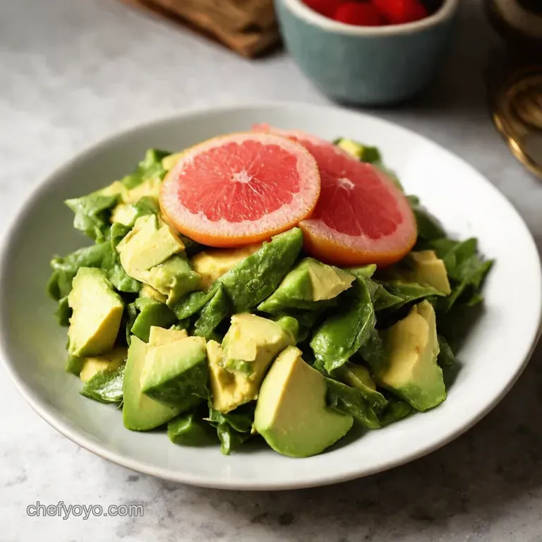 Grapefruit Avocado Salad a Taste of Sunshine presentation