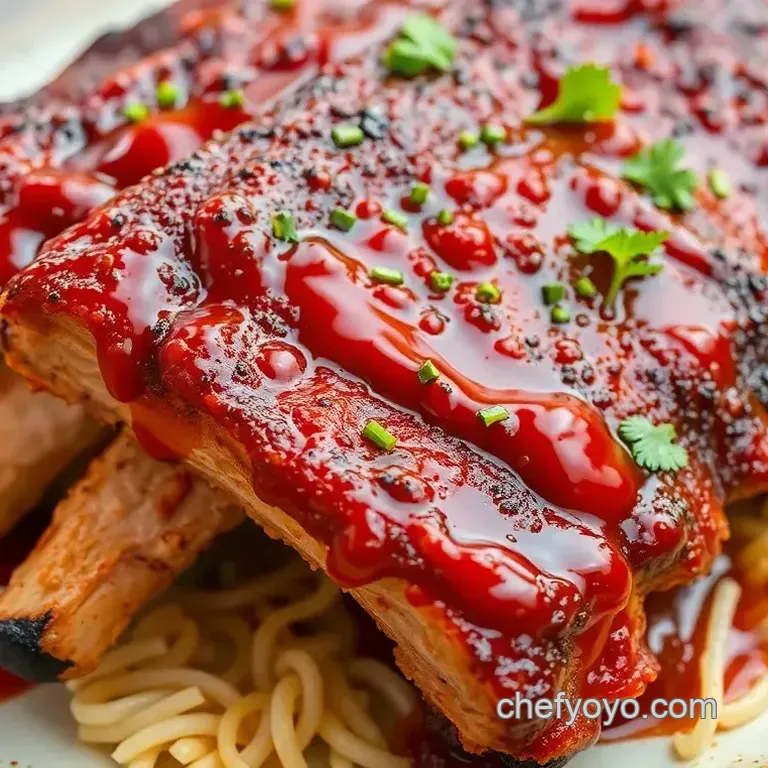 Grill Pork Ribs with Sweet Whomp Sauce