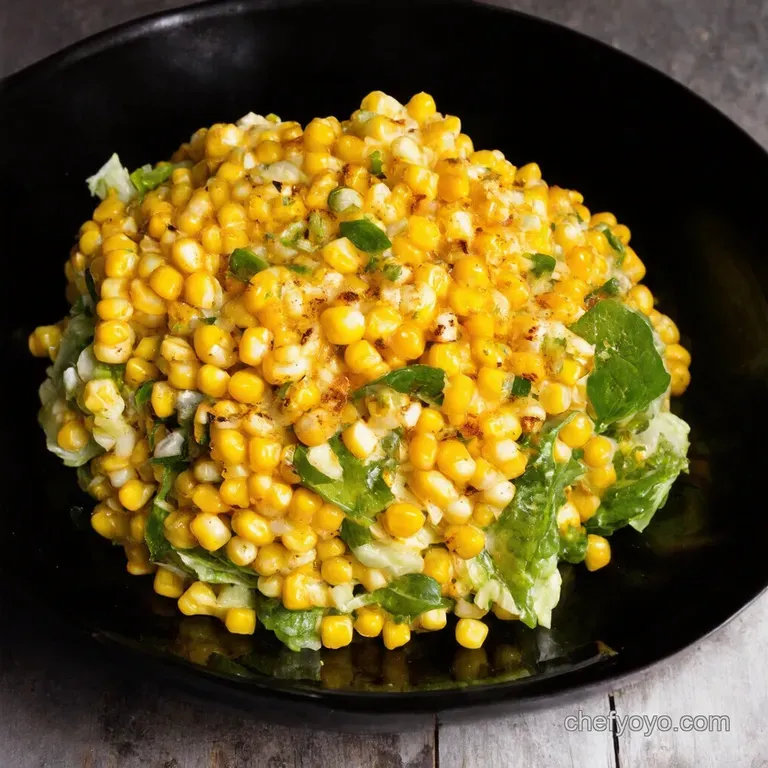 Grilled Corn Salad with ChiliLime Dressing