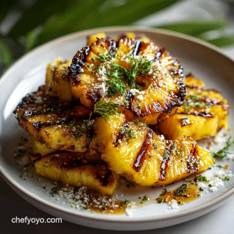 Grilled Pineapple: Smoky & Caramelized
