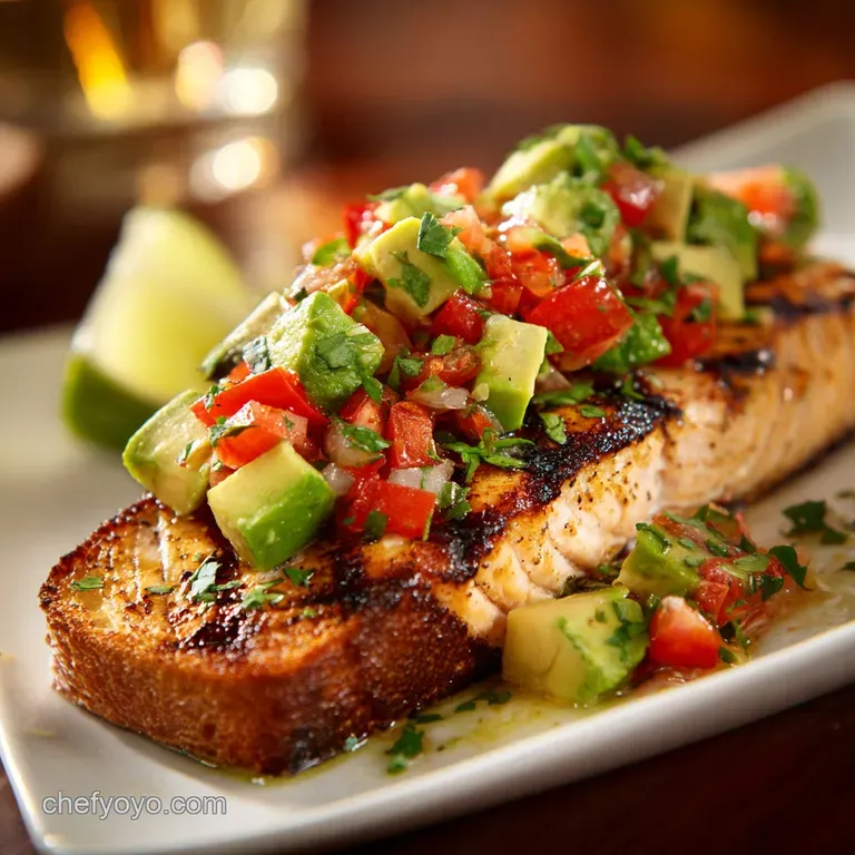 Grilled Salmon with Avocado Bruschetta: Your 30-Minute Summer Dinner Solution