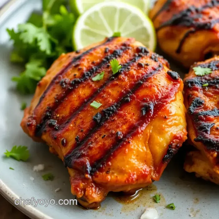 Spicy Grilled Chicken: Juicy and Flavor-Packed Delight presentation