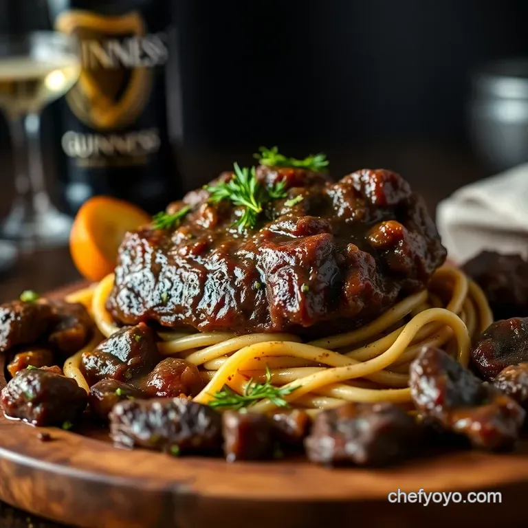 Guinness-Braised Short Ribs with Creamy Polenta