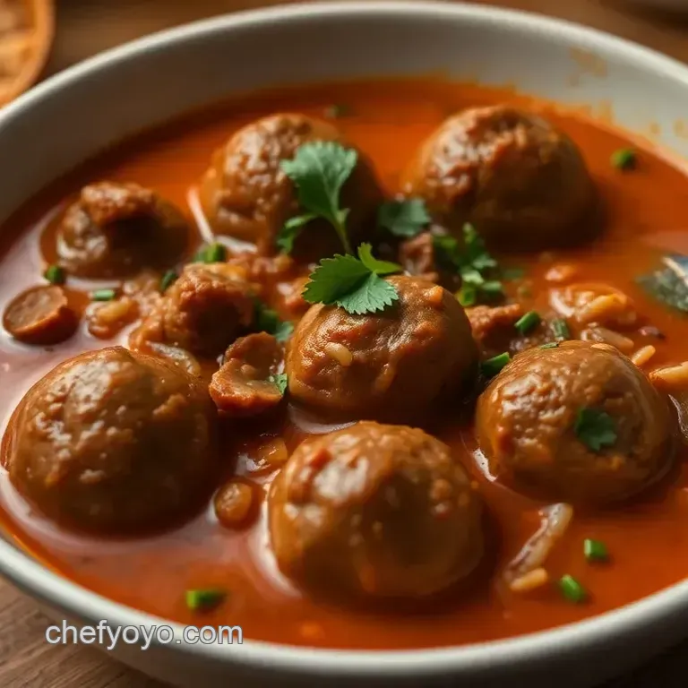 Hearty Albondigas Soup