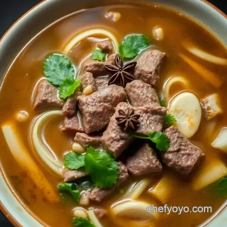 Hearty Beef Flank Pho: a Taste of Vietnam presentation