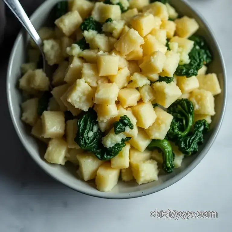 Hearty Colcannon: a Traditional Irish Mash presentation