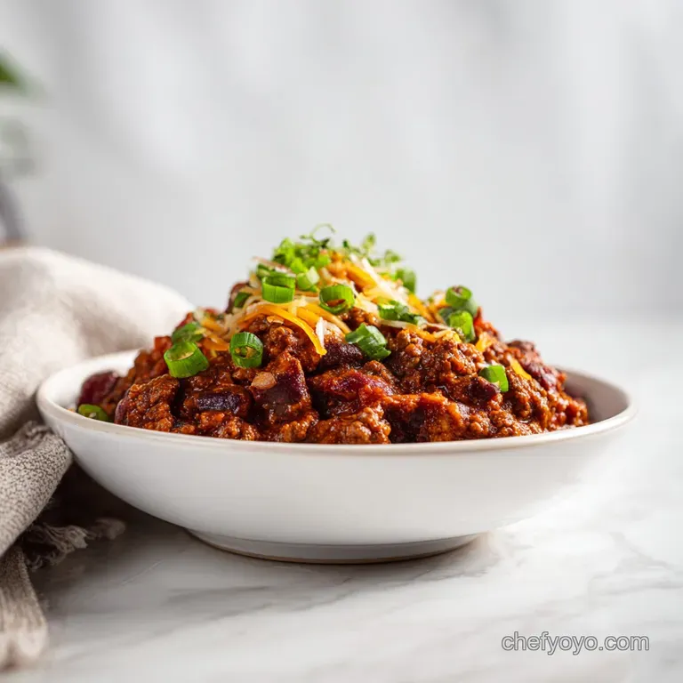Hearty Ground Beef Chili: A Slow Cooker Favorite