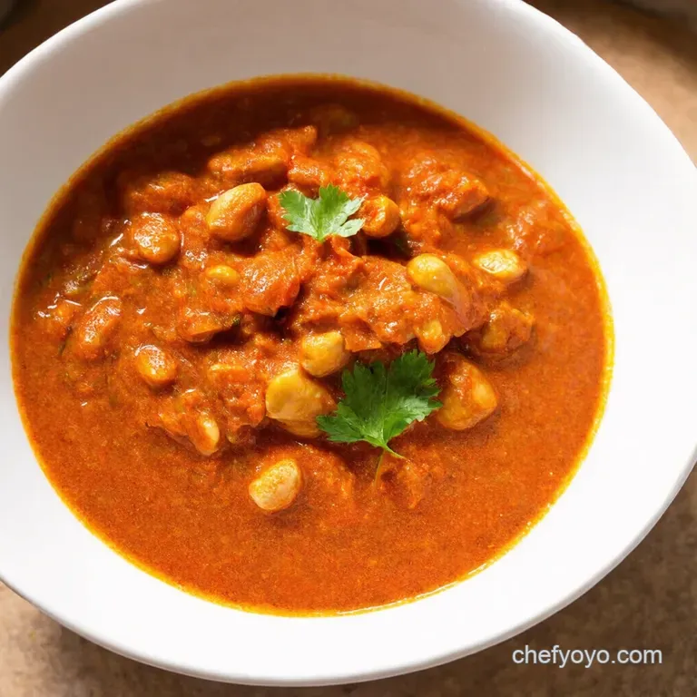 Hearty Groundnut Stew with Chicken