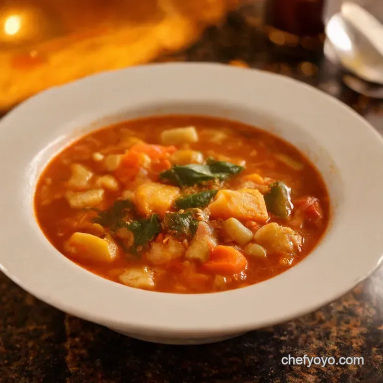 Hearty Harvest Minestrone a Bowlful of Italian Sunshine presentation